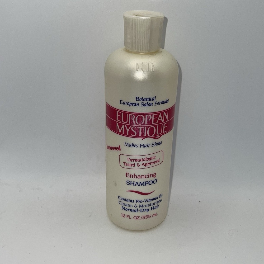 Vintage‎ 1994 European Mystique Enhancing Shampoo Normal- Dry Hair 12oz NOS Prop